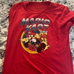 Mariokart Nintendo red Mario t-shirt